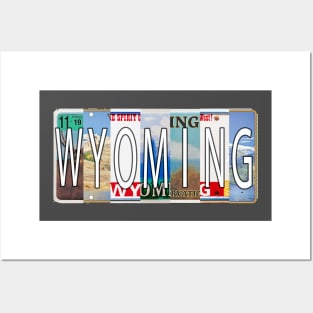 Wyoming License Plates Posters and Art